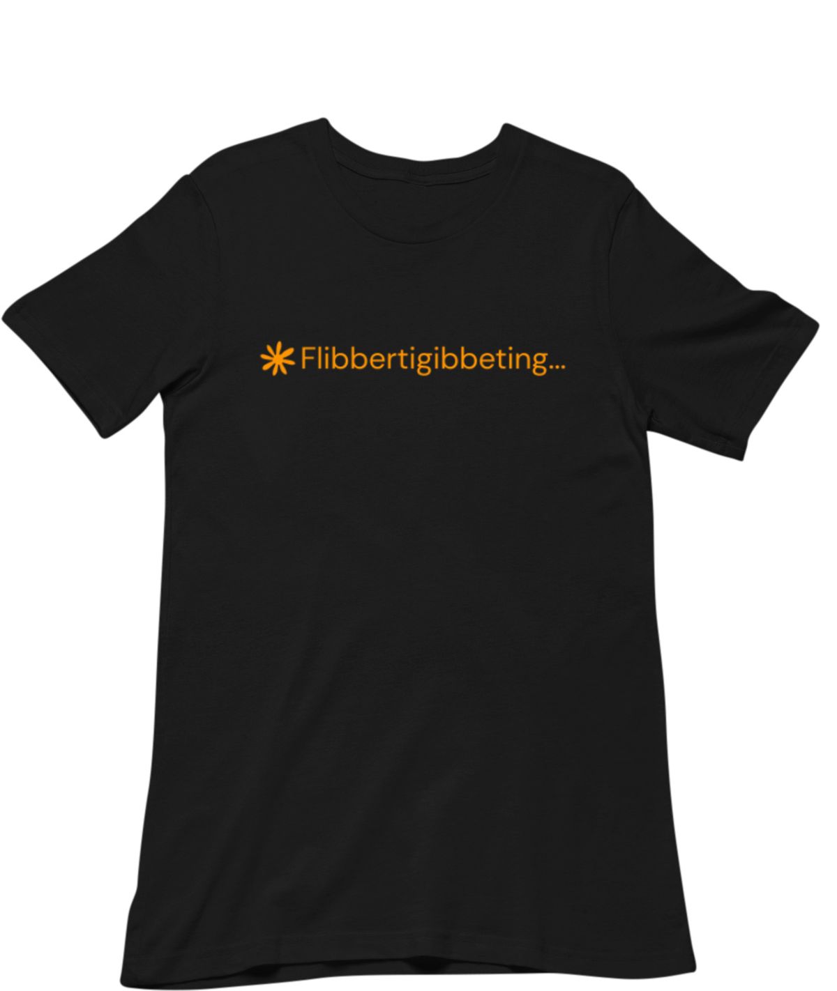 Funny AI humor shirt for developers and vibe coders. Flibbertigibbeting unisex tee. Unique gift for programmers, tech nerds, coders, prompt engineers and AI enthusiasts